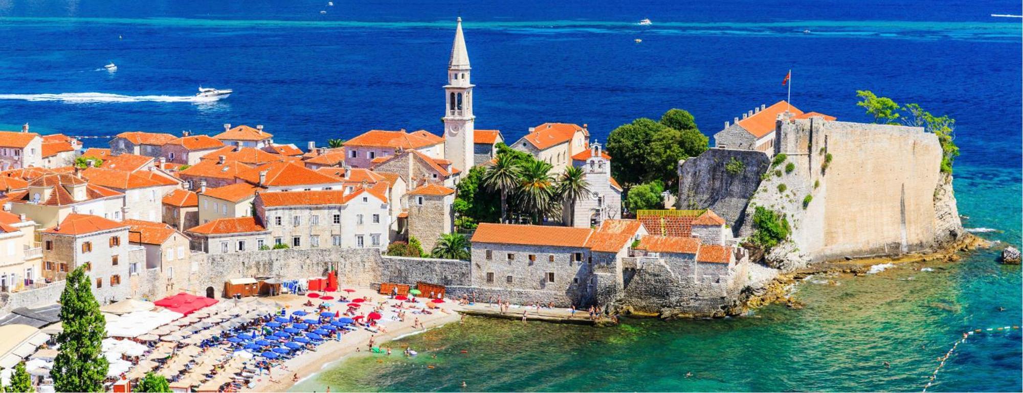Adriatisk apartman Bečići Exteriör bild