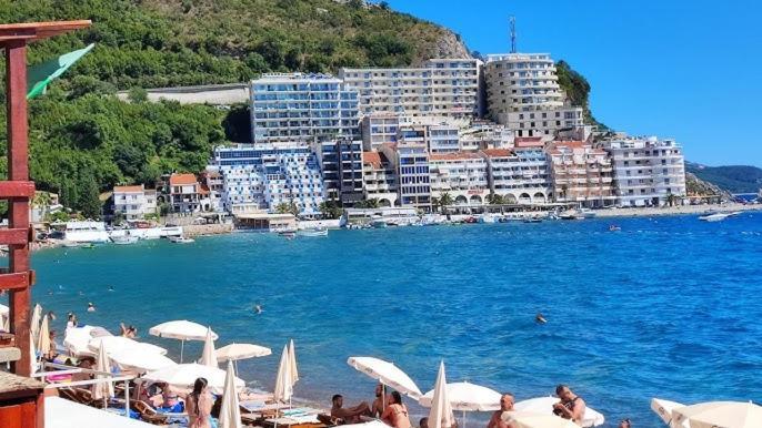 Adriatisk apartman Bečići Exteriör bild